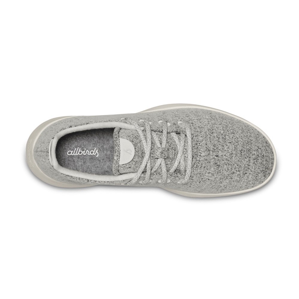 Allbirds Men\'s Wool Runners - Sneakers Grey - UKD468173